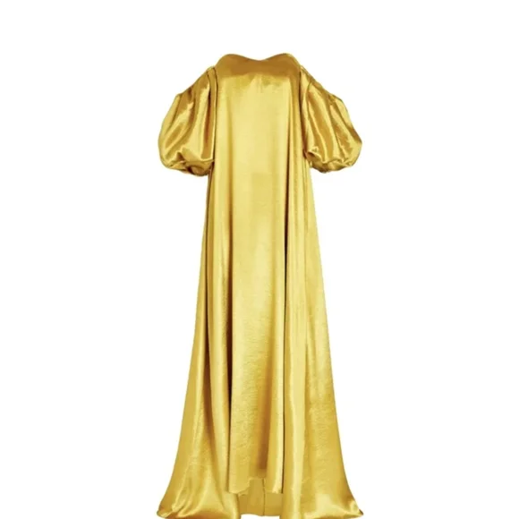 Caroline Constas | Dresses | Caroline Constas Strapless Gold Dress |  Poshmark